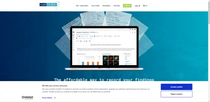 Screenshot of labfolder GmbH