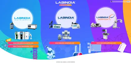 Screenshot of Labindia Instruments Pvt. Ltd.