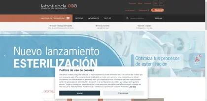 Screenshot of Labotienda L.C.