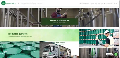 Screenshot of Laboratorios Ladco S.A.