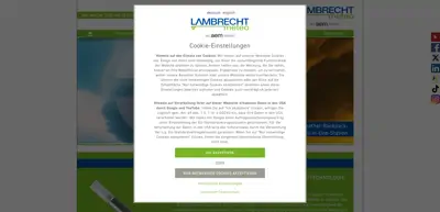 Screenshot of Wilh. Lambrecht GmbH