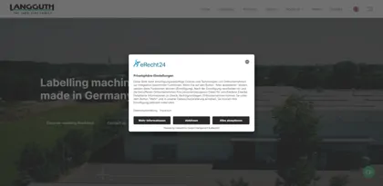 Screenshot of Langguth GmbH