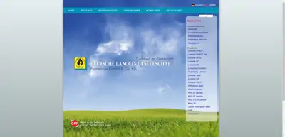 Screenshot of Parmentier & Co Deutsche Lanolin-Handels-ges.mbH & Co KG