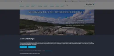 Screenshot of Wilhelm LayherGmbH & Co KG