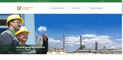 Screenshot of LCP Leuna Carboxylation Plant GmbH