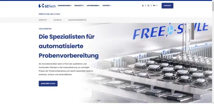 Screenshot of LCTech GmbH