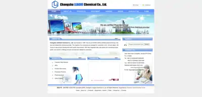 Screenshot of Changshu League Chemical Co., Ltd