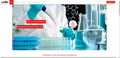 Screenshot of Negociaciones Internacionales Lema S.A. de C.V.