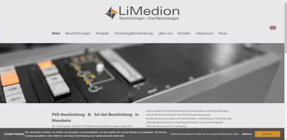 Screenshot of Limedion GmbH