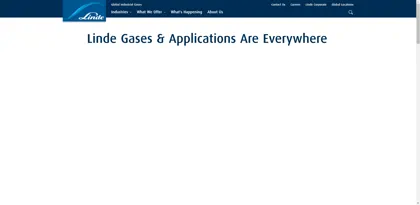 Screenshot of Linde AG