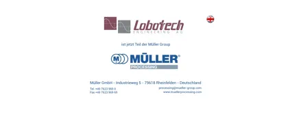 Screenshot of Lobotech Engineering AG