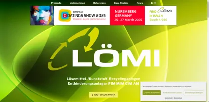 Screenshot of LÖMI GmbH