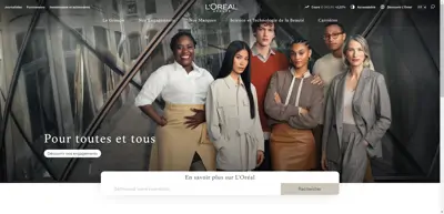 Screenshot of L'Oréal S.A.