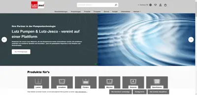 Screenshot of Lutz-Jesco GmbH