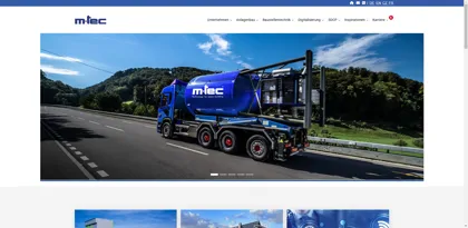 Screenshot of m-tec mathis technik gmbh