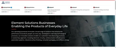 Screenshot of MacDermid Inc.