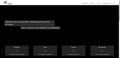 Screenshot of DST - Dauermagnet-SystemTechnik GmbH