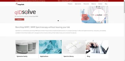 Screenshot of Magritek GmbH