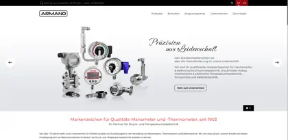 Screenshot of MANOTHERM Beierfeld GmbH