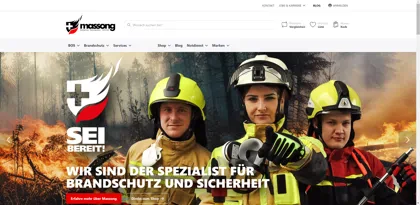 Screenshot of Fritz Massong GmbH