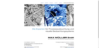 Screenshot of Max Müller GmbH