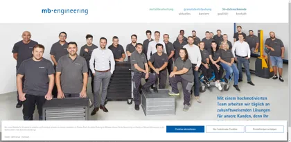 Screenshot of MBengineering GmbH & Co. KG