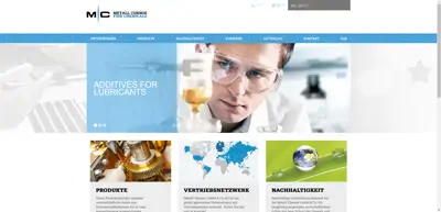 Screenshot of Metall-Chemie GmbH & Co. KG