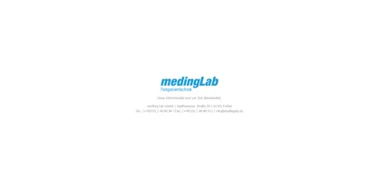 Screenshot of meding Lab