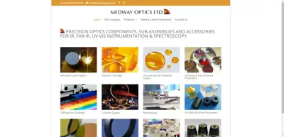 Screenshot of MEDWAY OPTICS LIMITED