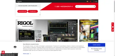 Screenshot of Meilhaus Electronic GmbH