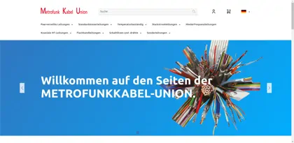 Screenshot of Metrofunk Kabel-Union GmbH