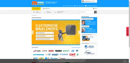 Screenshot of mewa electronic GmbH & Co. KG