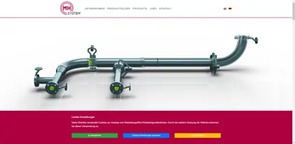 Screenshot of MH-ROHR GMBH