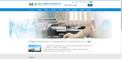 Screenshot of Shanghai Weiju Industrial Co., Ltd.
