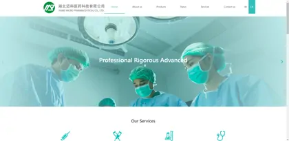 Screenshot of Hubei Maike Pharmaceutical Technology Co., Ltd.