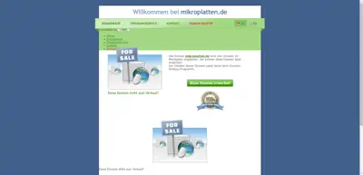 Screenshot of Mikroplatten.de