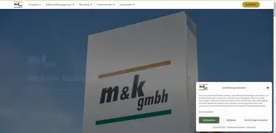 Screenshot of m&k gmbh