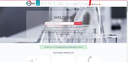 Screenshot of Molekula GmbH