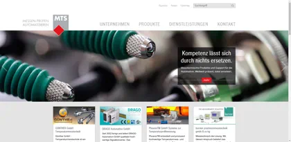 Screenshot of MTS Messtechnik Schaffenhausen GmbH