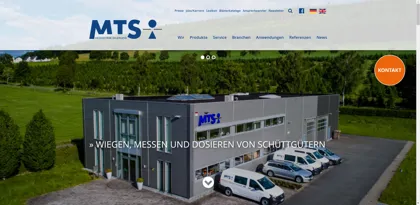 Screenshot of MTS MessTechnik Sauerland GmbH