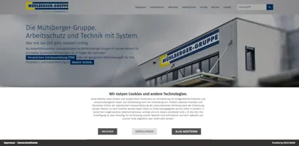 Screenshot of Mühlberger Gmbh