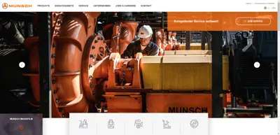 Screenshot of Munsch Chemie-Pumpen GmbH