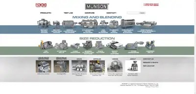 Screenshot of Munson Machinery Co., Inc