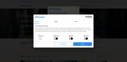 Screenshot of Munters GmbH