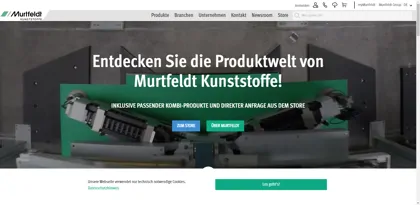 Screenshot of Murtfeldt Kunststoffe GmbH & Co. KG