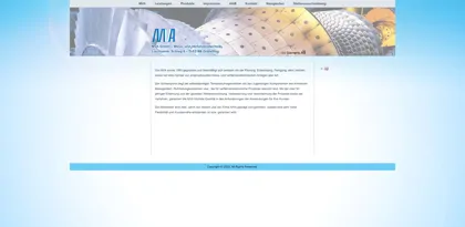 Screenshot of MVA Mess- und Verfahrenstechnik GmbH