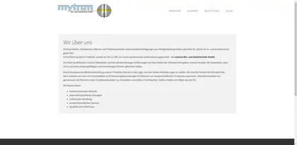 Screenshot of mytron Bio- und Solartechnik GmbH