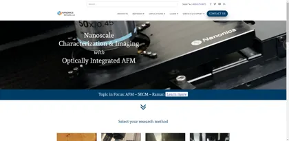 Screenshot of Nanonics Imaging Ltd.