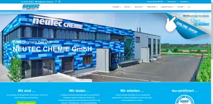Screenshot of NEUTEC Chemie GmbH