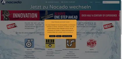 Screenshot of NOCADO Molchtechnik  endopur Reintechnik GmbH